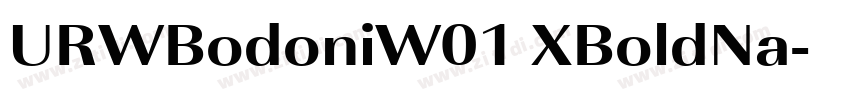 URWBodoniW01 XBoldNa字体转换 URWBodoniW01 XBoldNa字体转换